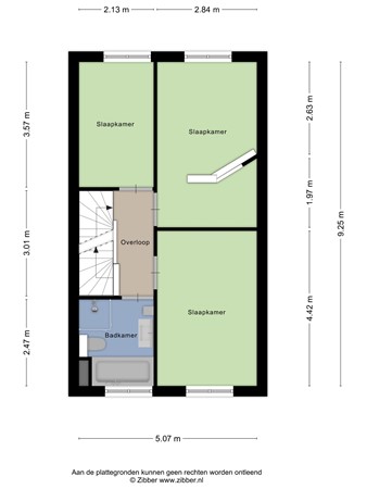 Floorplan - Snoystraat 58, 2802 SZ Gouda